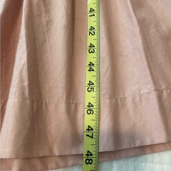 En Saison Poplin Cotton Midi Dress Puff Sleeves Tiered Shirred Sz XS Boho Pink - Picture 13 of 16